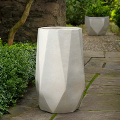 Prism Planter Tall White