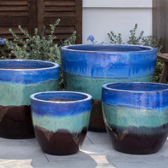 Ocho Planter - Running Aqua - S/4
