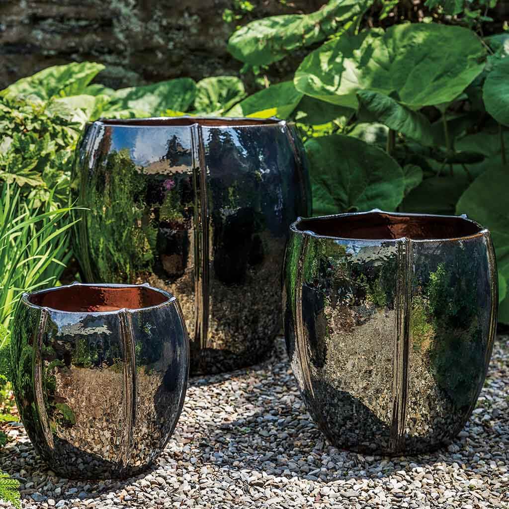 Campania Rib Vault Planter Set of 3