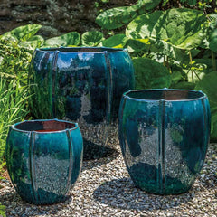 Campania Rib Vault Planter Set of 3