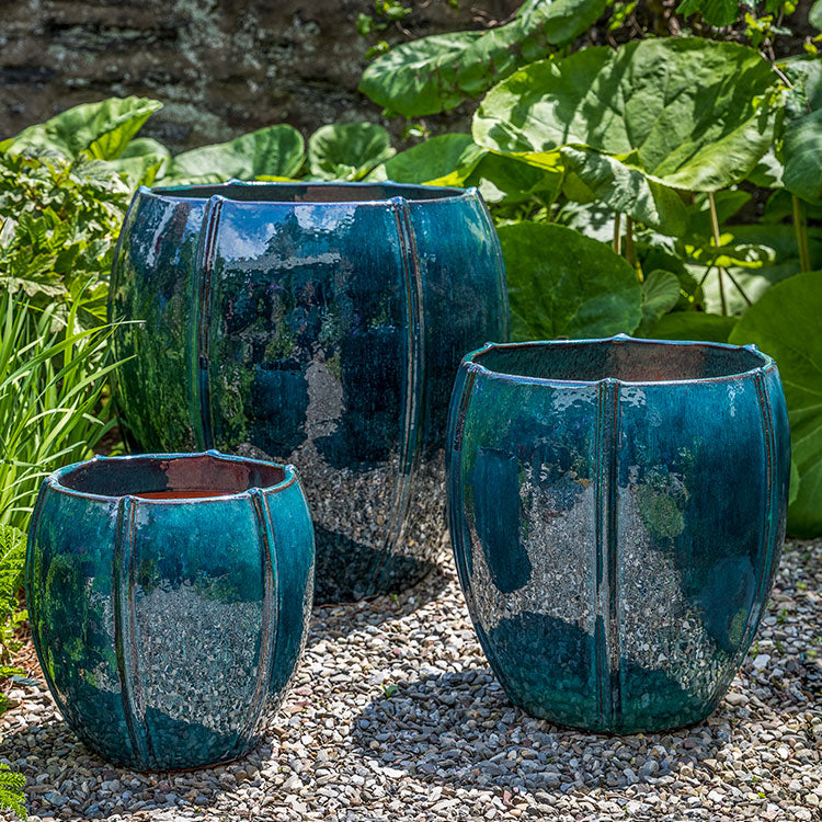 Photo of Campania Rib Vault Planter Set of 3 - Marquis Gardens