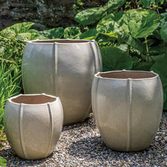 Campania Rib Vault Planter Set of 3