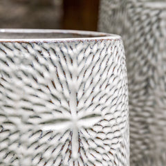 Campania Sand Dollar Tall Planter Set of 2