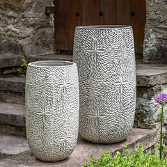 Campania Sand Dollar Tall Planter Set of 2