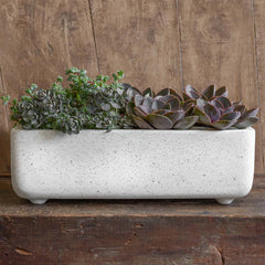 Campania Geo Round Footed Planter - Set of 4
