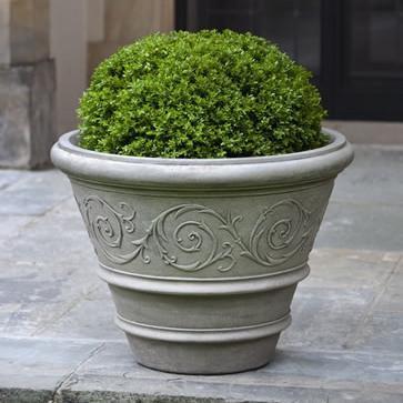 Campania Arabesque Rolled Rim Planter
