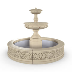 Photo of Campania Parisienne Two Tier Fountain - Exclusively Campania