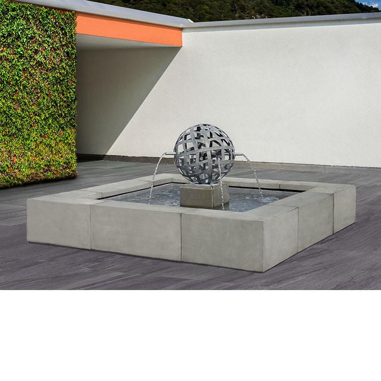 Campania Concourse Sphere Fountain