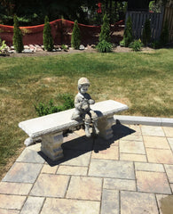 Photo of Campania Traditional Straight Bench - Marquis Gardens