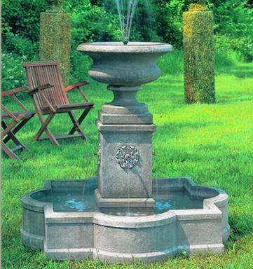 Photo of Campania Palazzo Urn Fountain - Marquis Gardens
