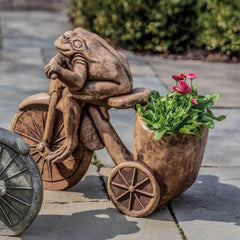 Campania Tricycle Frog Planter