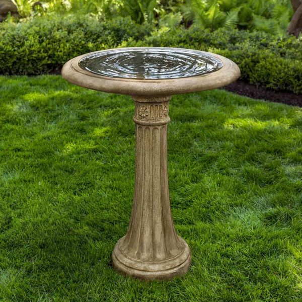 Photo of Campania Chestnut Hill Birdbath - Marquis Gardens
