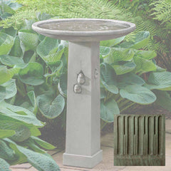 Campania Birdhouse Birdbath