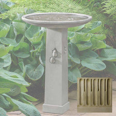 Campania Birdhouse Birdbath