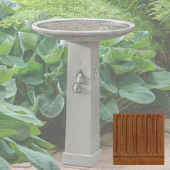 Campania Birdhouse Birdbath