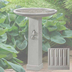 Campania Birdhouse Birdbath