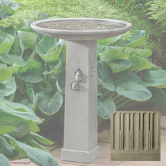 Campania Birdhouse Birdbath