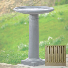 Campania Classic Column Birdbath