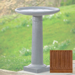Campania Classic Column Birdbath