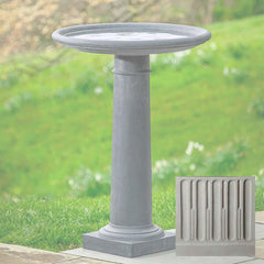 Campania Classic Column Birdbath