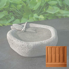 Woodland Dragonfly Birdbath