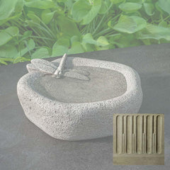 Woodland Dragonfly Birdbath