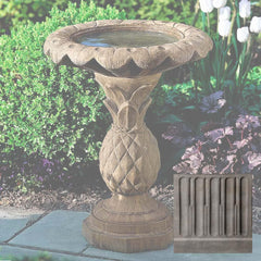 Campania Pineapple Birdbath