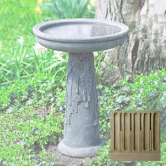Campania Flores Birdbath