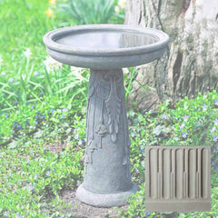 Campania Flores Birdbath