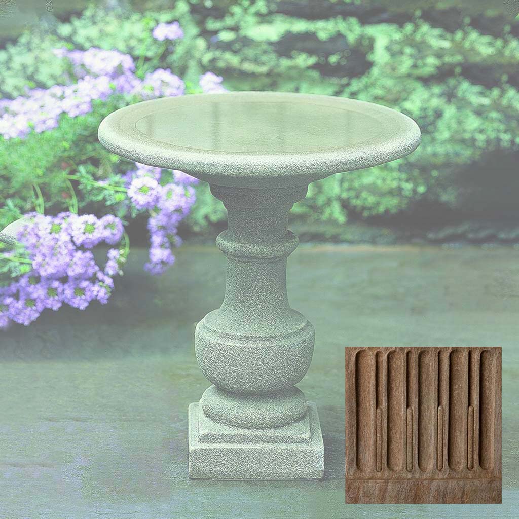 Campania Siena Birdbath