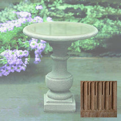 Campania Siena Birdbath
