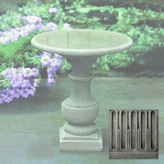 Campania Siena Birdbath