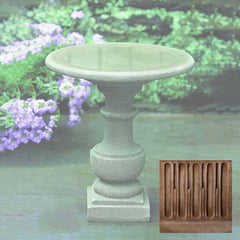 Campania Siena Birdbath