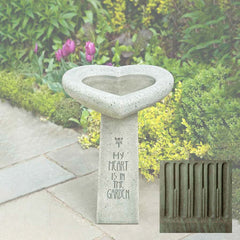 Campania My Heart is in the Garden Birdbath