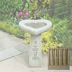 Campania My Heart is in the Garden Birdbath