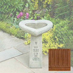 Campania My Heart is in the Garden Birdbath