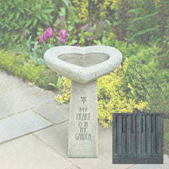 Campania My Heart is in the Garden Birdbath