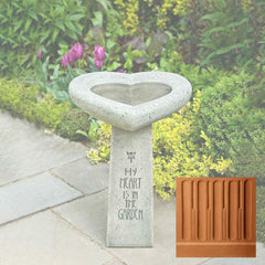 Campania My Heart is in the Garden Birdbath