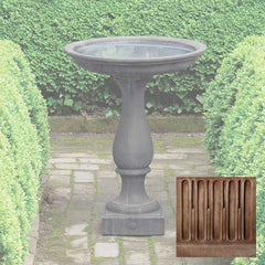 Campania Williamsburg Candlestand Birdbath