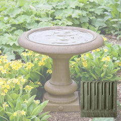 Campania Williamsburg Summer House Birdbath