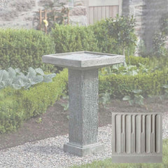 Campania Reef Point Birdbath