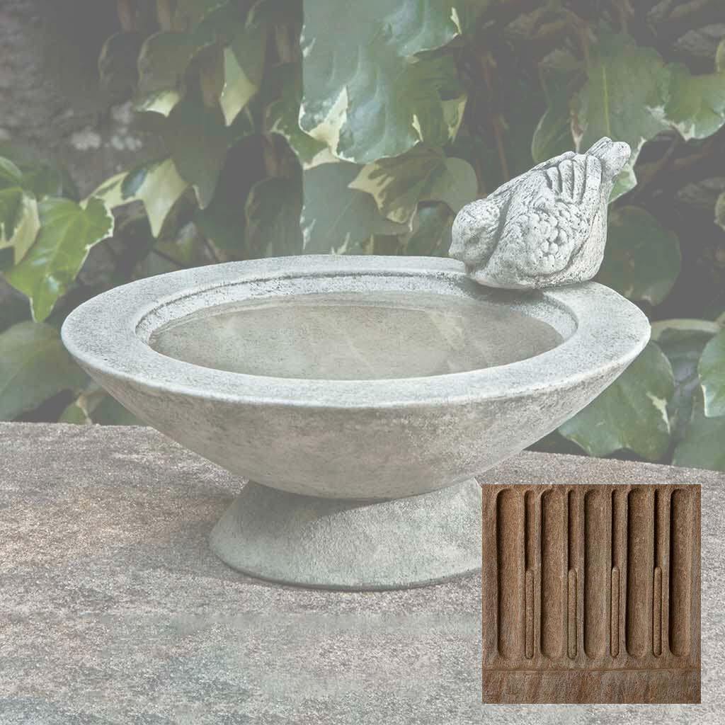 Campania Songbird's Rest Birdbath