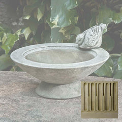 Campania Songbird's Rest Birdbath