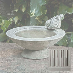 Campania Songbird's Rest Birdbath
