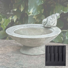 Campania Songbird's Rest Birdbath
