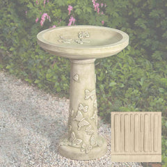 Campania Butterflies Are Free Birdbath