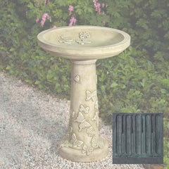 Campania Butterflies Are Free Birdbath