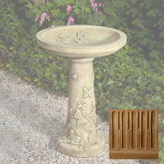 Campania Butterflies Are Free Birdbath