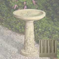 Campania Butterflies Are Free Birdbath
