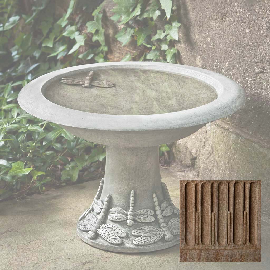 Campania Dragonfly Birdbath - Small